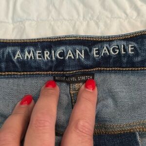 American Eagle next level stretch 18 long highest rise jegging